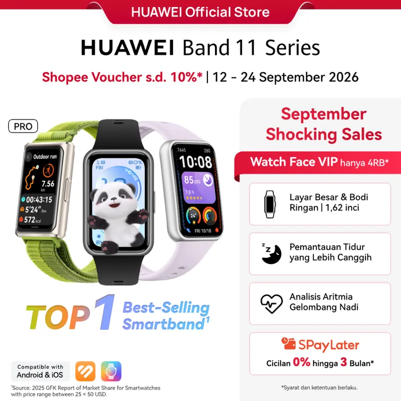 HUAWEI Band 11 Series | 1.62”AMOLED Display | Enhanced Sleep Tracking | Heart Health Management | Sm