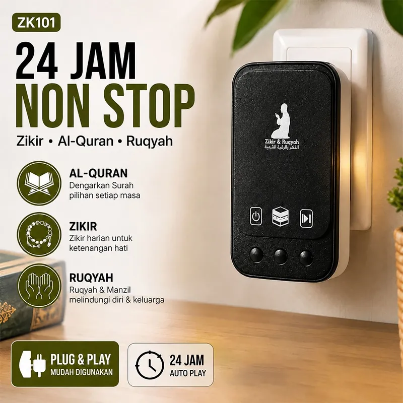 2026 Terbaru! ZIKI 101 | Speaker Quran 30 Juz Murottal Lampu Tidur 24 Jam • Ruqyah • Zikir • Ayat Ku