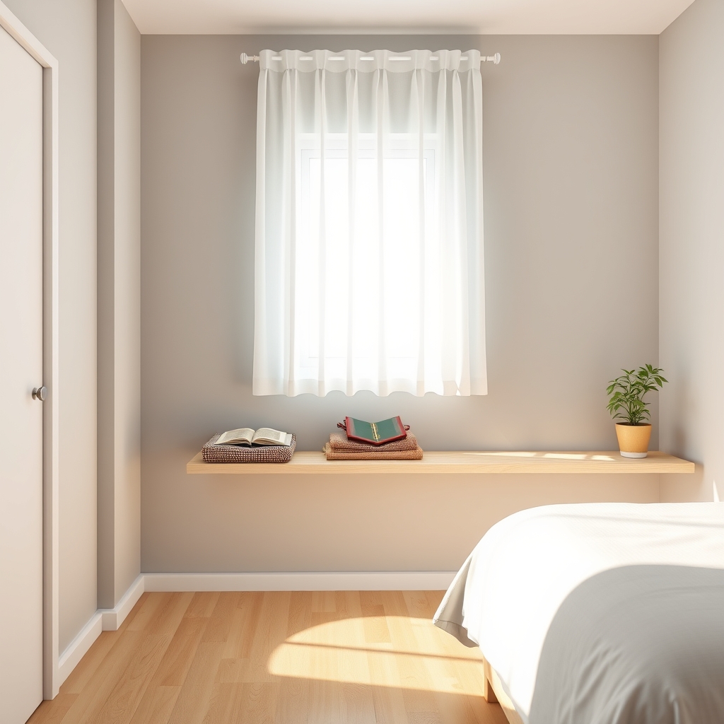 Kamar Minimalis? Atur Perlengkapan Sholat dengan Rak Estetik!
