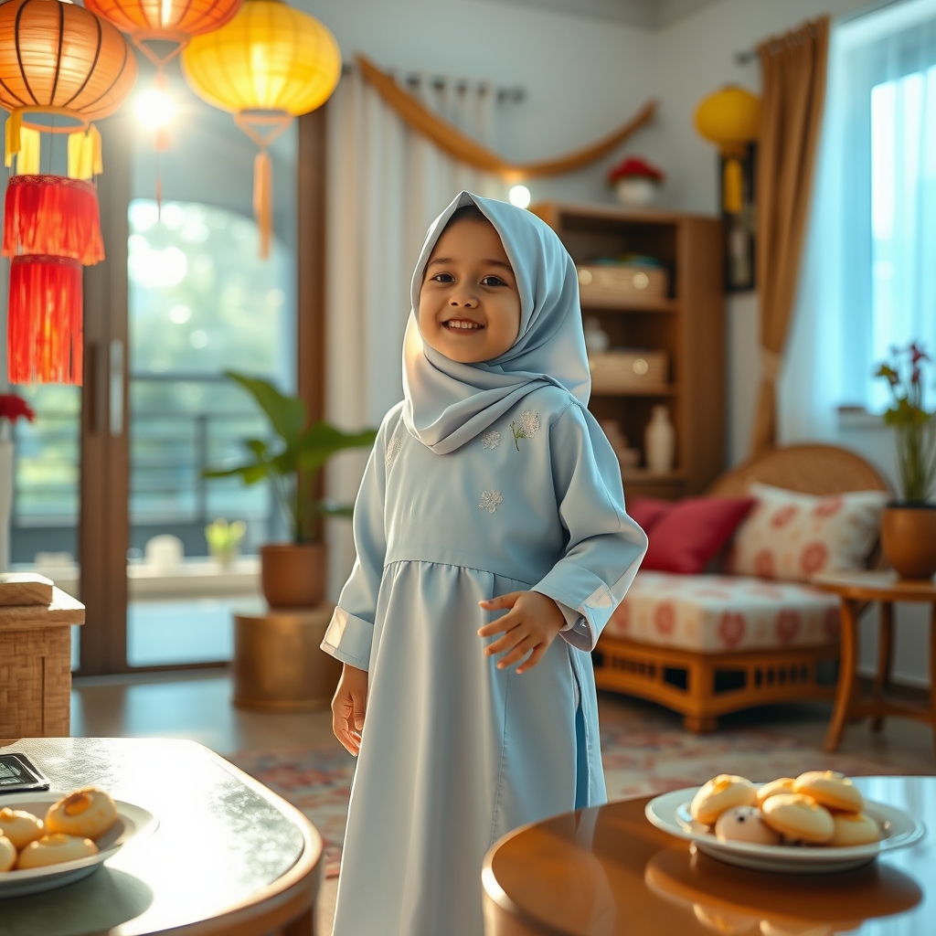 Bingung Pilih Outfit Lebaran Anak? Gamis Abaya Zelina Solusi Nyaman & Stylish!